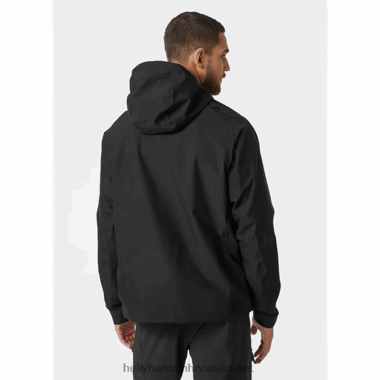 J0HV188 muška jakna od školjki banff muškarci Helly-Hansen crno