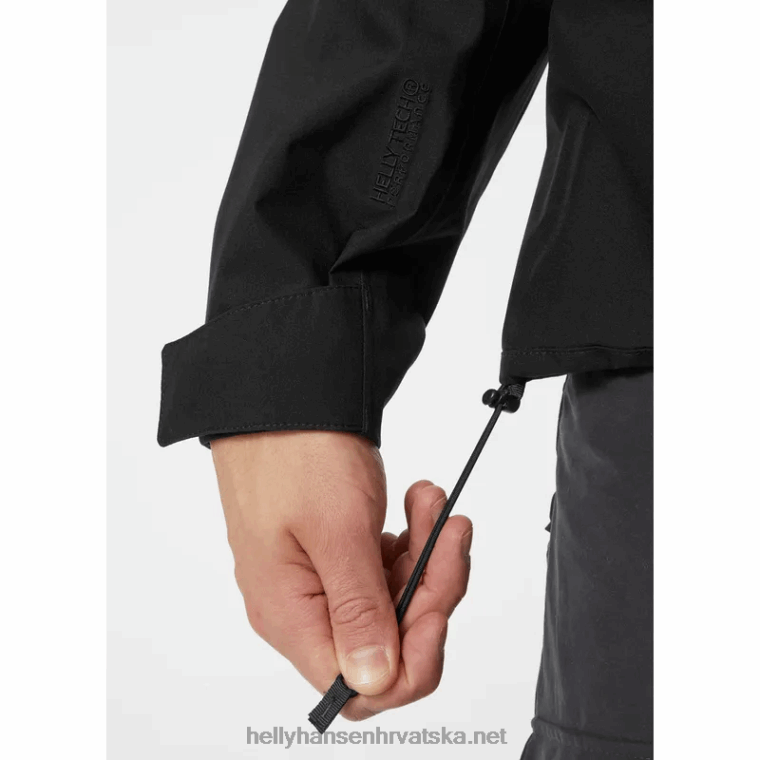 J0HV188 muška jakna od školjki banff muškarci Helly-Hansen crno