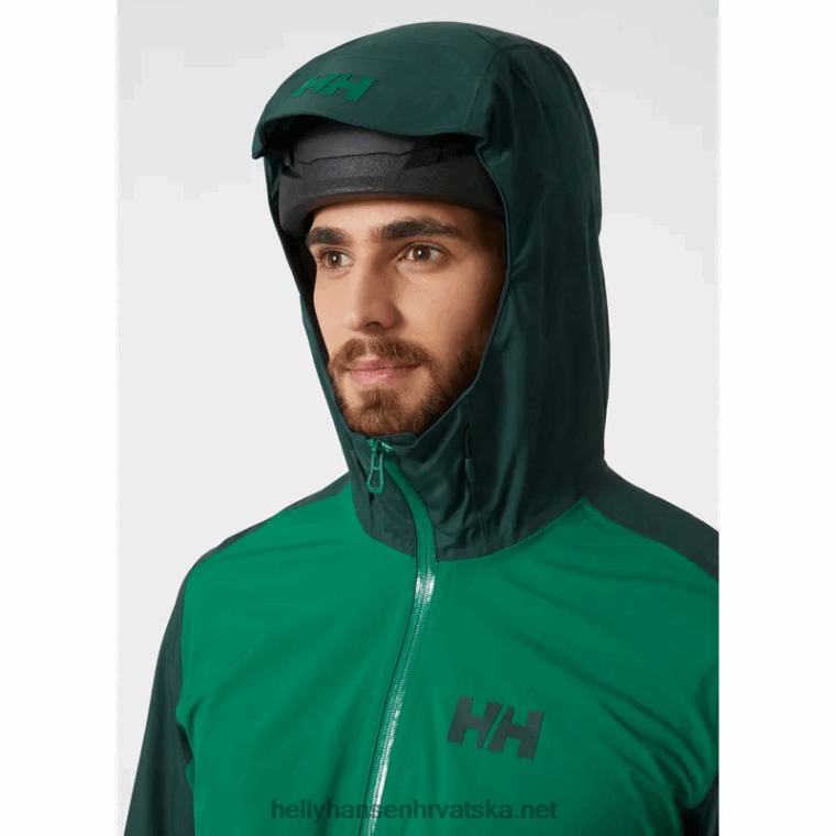 J0HV189 muška verglas 3-slojna 2.0 školjkasta jakna muškarci Helly-Hansen malahit