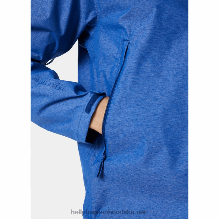 J0HV192 muška nari 2,5 slojna vanjska jakna muškarci Helly-Hansen duboki fjord