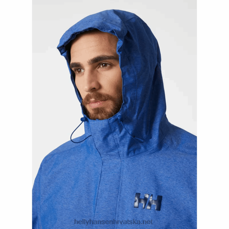 J0HV192 muška nari 2,5 slojna vanjska jakna muškarci Helly-Hansen duboki fjord