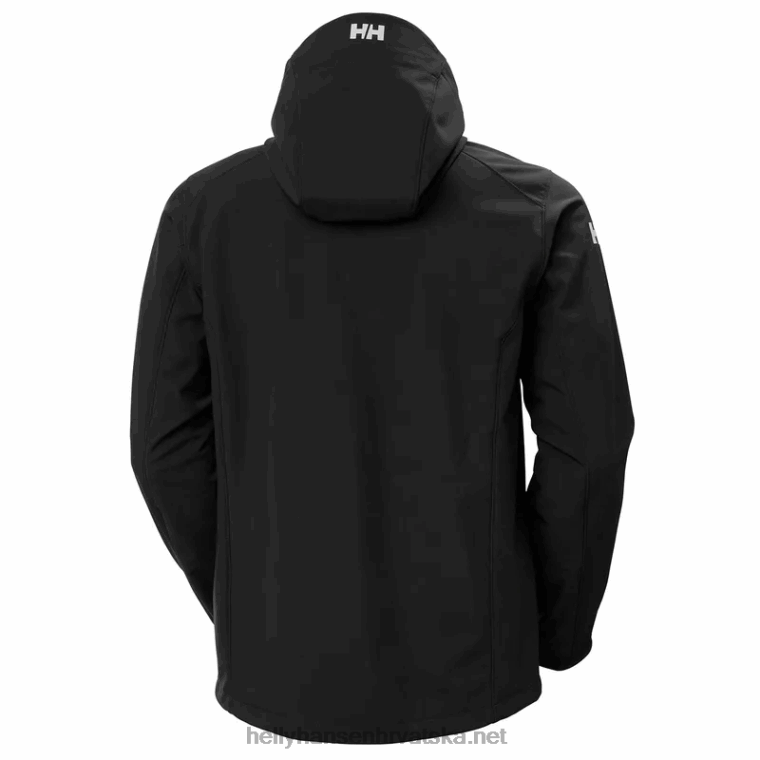 J0HV202 muška paramunt softshell jakna s kapuljačom muškarci Helly-Hansen crno