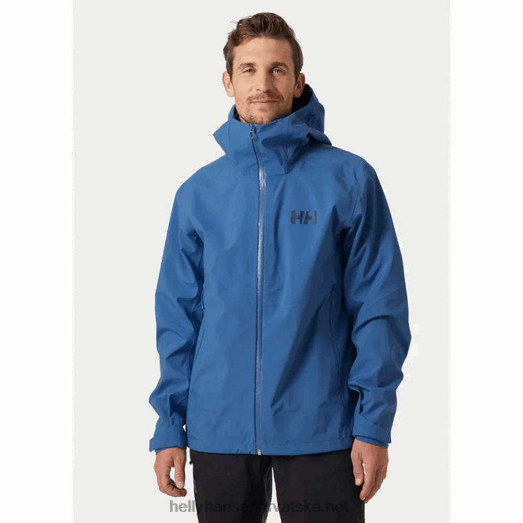J0HV210 muška verglas troslojna školjkasta jakna muškarci Helly-Hansen azurit