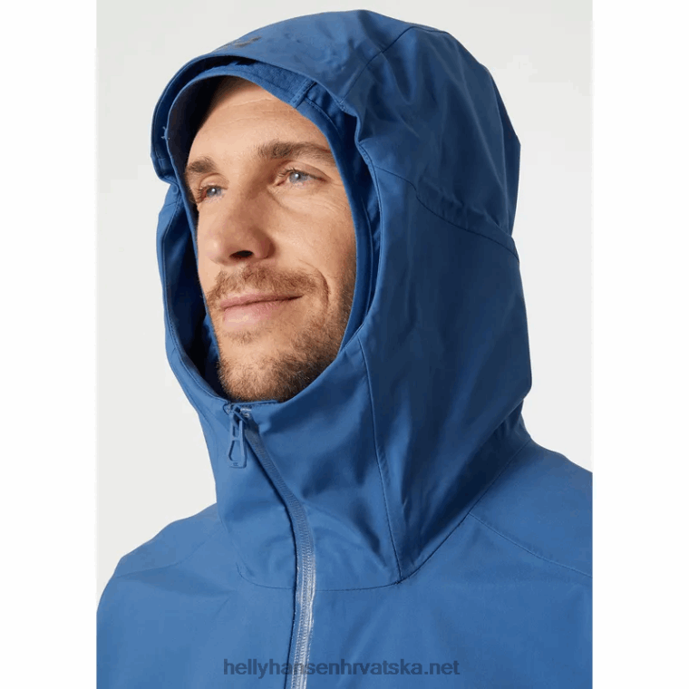 J0HV210 muška verglas troslojna školjkasta jakna muškarci Helly-Hansen azurit