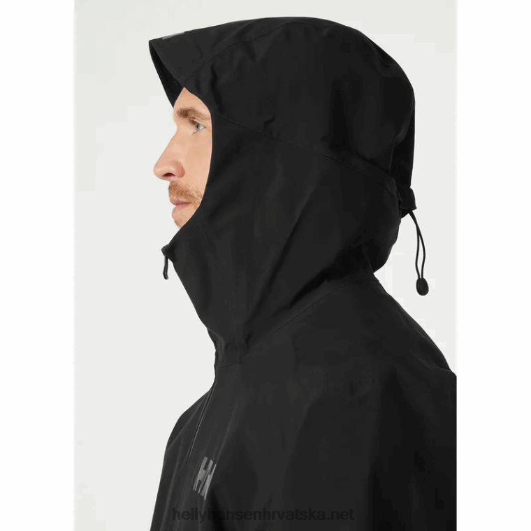 J0HV212 muška verglas troslojna školjkasta jakna muškarci Helly-Hansen crno