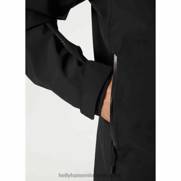 J0HV212 muška verglas troslojna školjkasta jakna muškarci Helly-Hansen crno