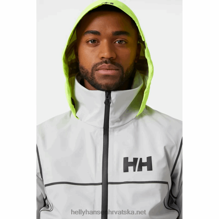 J0HV51 muška hp jakna od folije muškarci Helly-Hansen siva magla