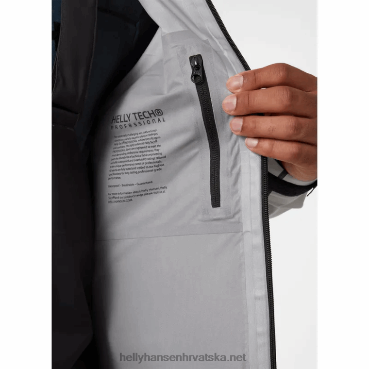 J0HV51 muška hp jakna od folije muškarci Helly-Hansen siva magla