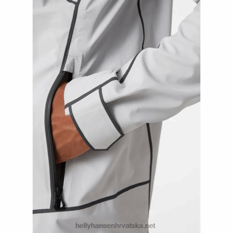 J0HV51 muška hp jakna od folije muškarci Helly-Hansen siva magla