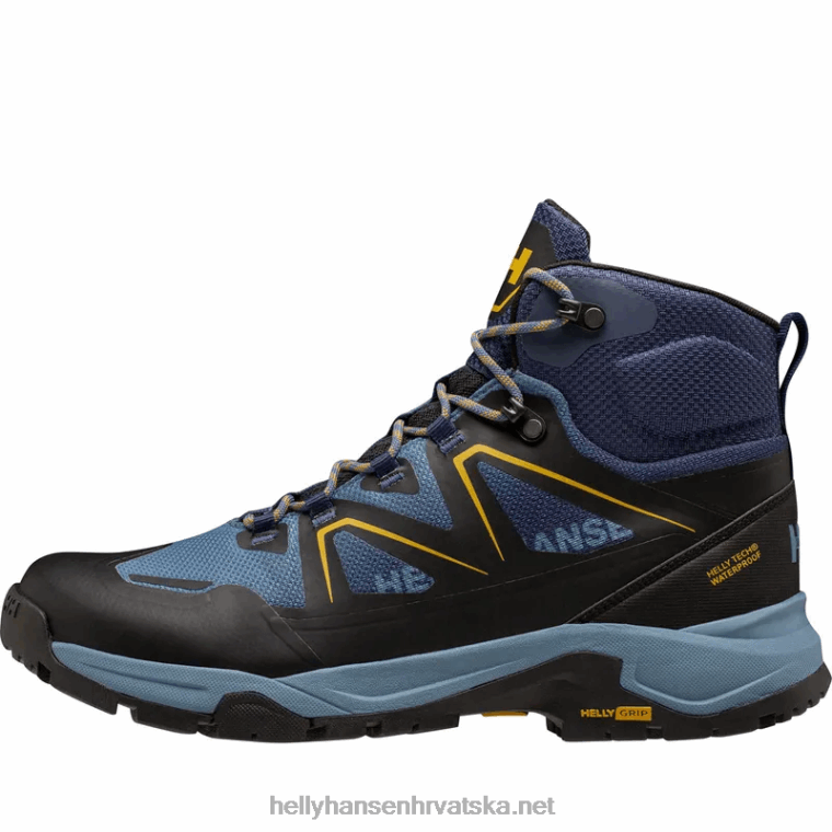 J0HV1127 muške srednje visoke cipele za planinarenje cascade muškarci Helly-Hansen večer blu
