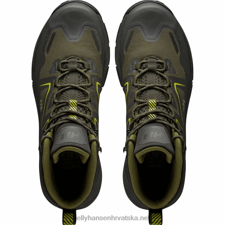 J0HV1129 muške srednje visoke cipele za planinarenje cascade muškarci Helly-Hansen močvarna jagoda