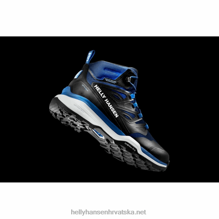 J0HV1126 muške planinarske cipele traverse muškarci Helly-Hansen crno/crveno