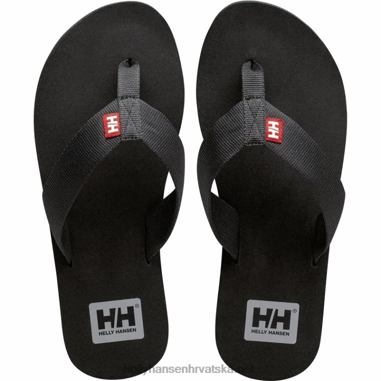 J0HV1216 muške sandale s logotipom 2 muškarci Helly-Hansen najtamniji spr