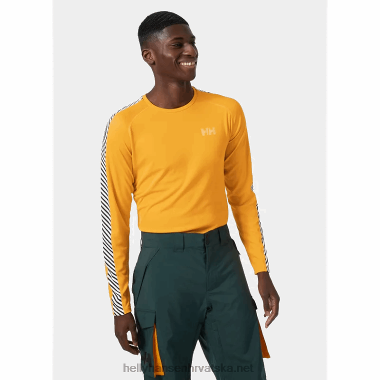J0HV1036 muška lifa aktivna pruga temeljni sloj za posadu muškarci Helly-Hansen mornarica