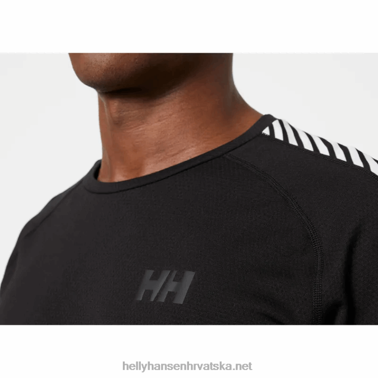 J0HV1038 muška lifa aktivna pruga temeljni sloj za posadu muškarci Helly-Hansen Crvena