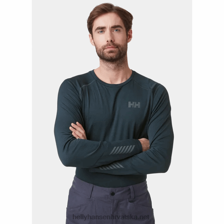 J0HV1043 lifa aktivni osnovni sloj posade muškarci Helly-Hansen crno
