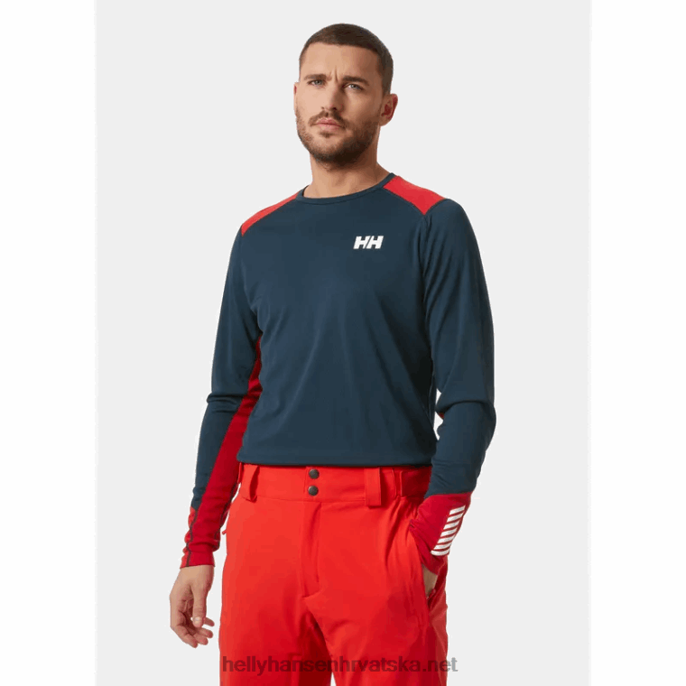 J0HV1044 lifa aktivni osnovni sloj posade muškarci Helly-Hansen mornarica