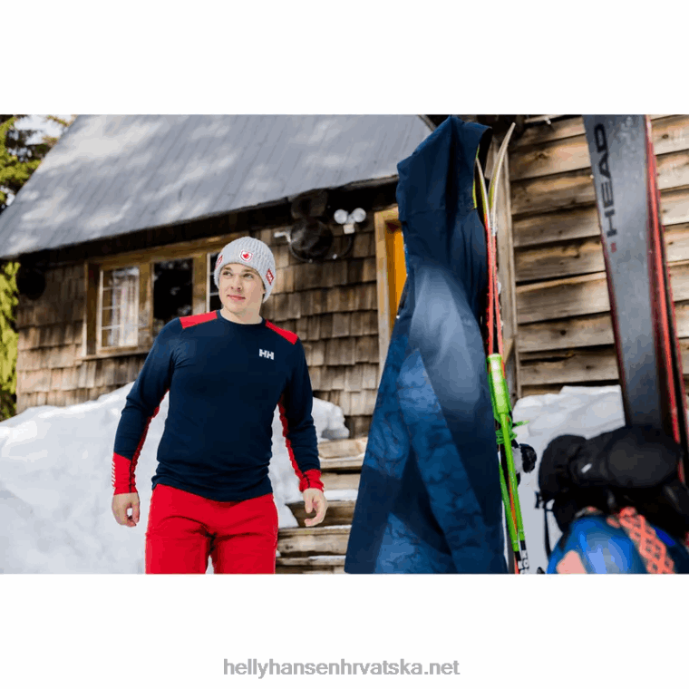 J0HV1044 lifa aktivni osnovni sloj posade muškarci Helly-Hansen mornarica