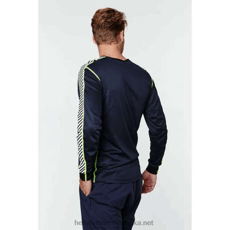 J0HV1047 muški hh lifa traka dugih rukava crew osnovni sloj muškarci Helly-Hansen bijela