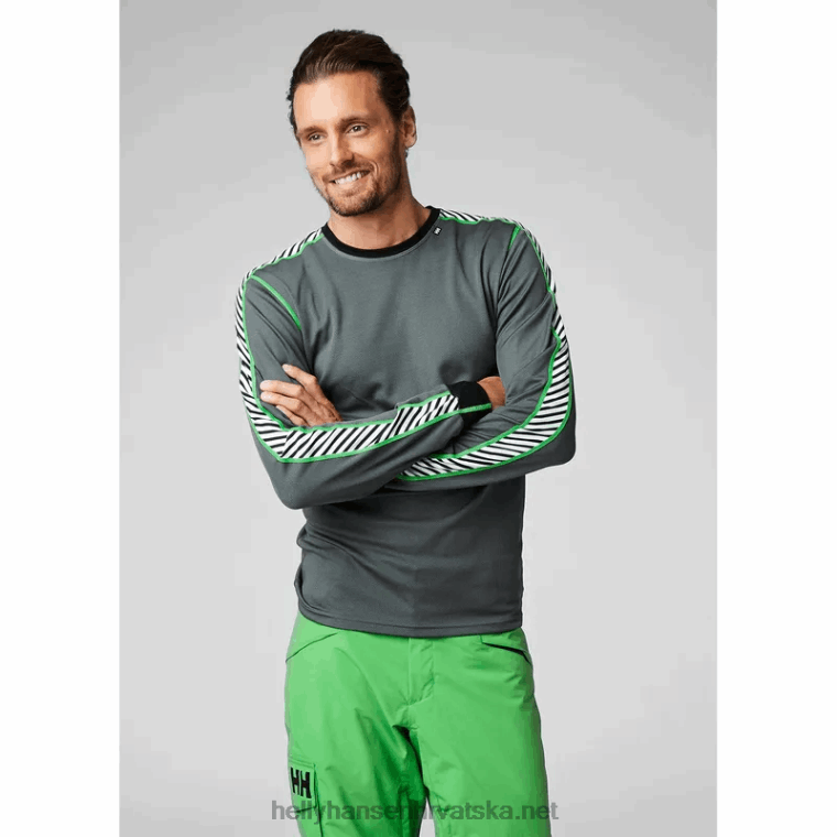 J0HV1047 muški hh lifa traka dugih rukava crew osnovni sloj muškarci Helly-Hansen bijela