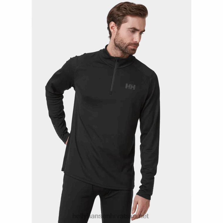 J0HV1050 lifa aktivni temeljni sloj s poluzatvaračem muškarci Helly-Hansen najtamniji spr