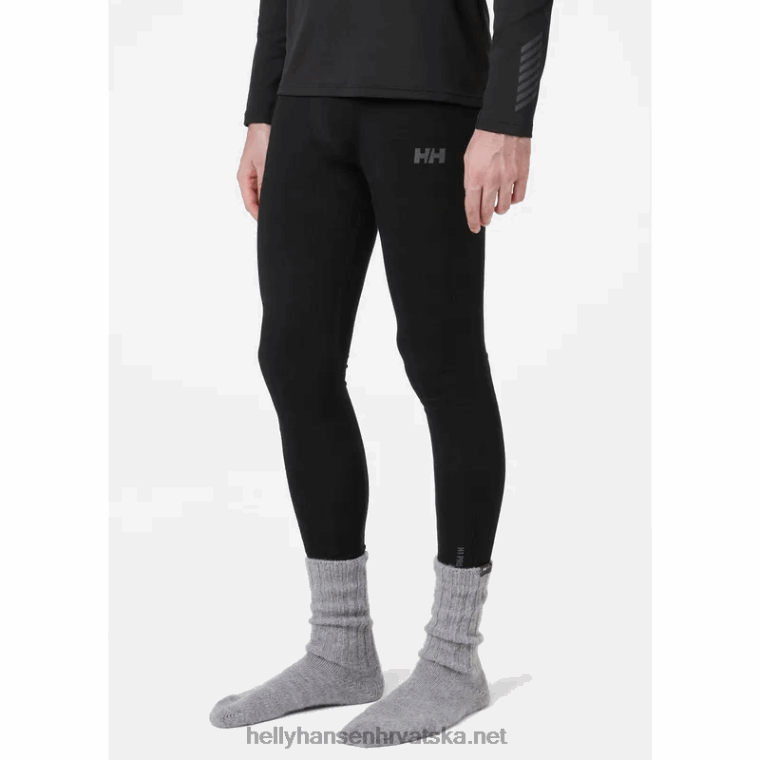J0HV1053 muške h1 pro lifa bešavne donje slojeve hlača muškarci Helly-Hansen crno