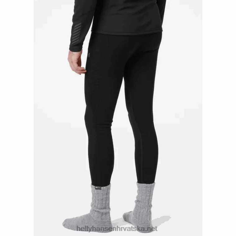 J0HV1053 muške h1 pro lifa bešavne donje slojeve hlača muškarci Helly-Hansen crno