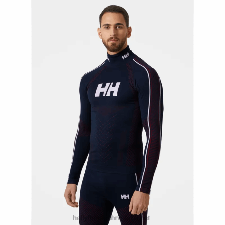J0HV1056 uniseks h1 pro lifa bešavni gornji sloj baznog sloja muškarci Helly-Hansen crno