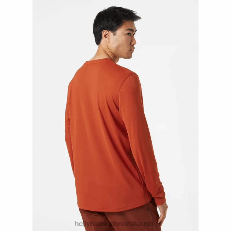 J0HV1064 muški hh lifa aktivni solen dugih rukava osnovni sloj muškarci Helly-Hansen crno
