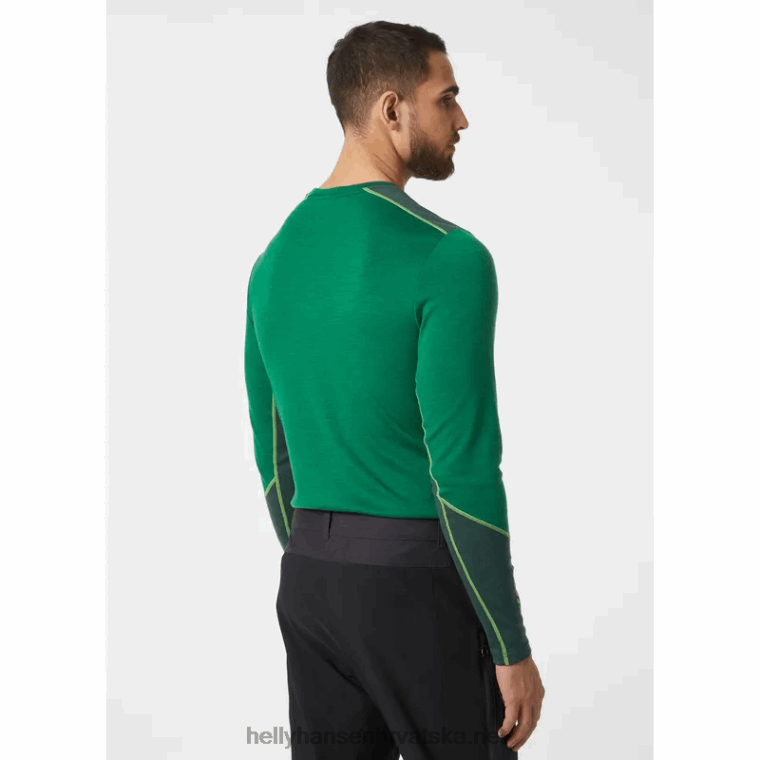 J0HV1070 muški lifa merino srednji sloj za posadu muškarci Helly-Hansen crno