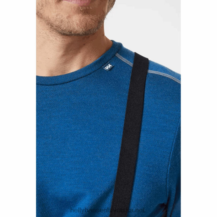 J0HV1073 muški lifa merino srednji sloj za posadu muškarci Helly-Hansen močvarna jagoda