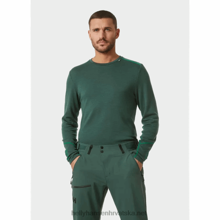 J0HV1074 muški lifa merino srednji sloj za posadu muškarci Helly-Hansen duboki fjord