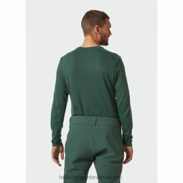 J0HV1074 muški lifa merino srednji sloj za posadu muškarci Helly-Hansen duboki fjord