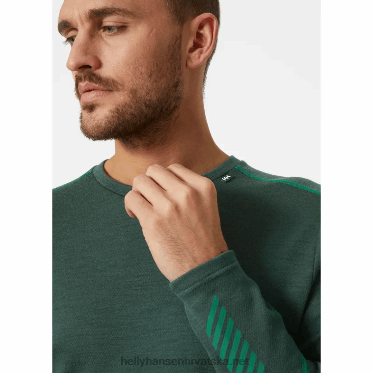 J0HV1074 muški lifa merino srednji sloj za posadu muškarci Helly-Hansen duboki fjord