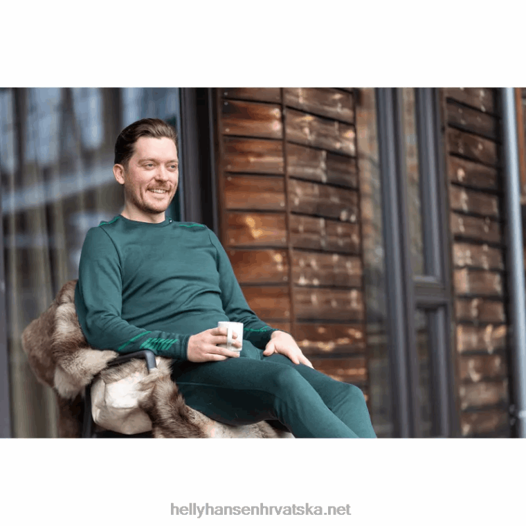 J0HV1074 muški lifa merino srednji sloj za posadu muškarci Helly-Hansen duboki fjord