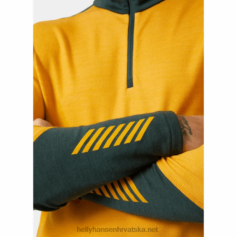 J0HV1083 muški lifa merino srednji sloj s pola patentnim zatvaračem muškarci Helly-Hansen mornarica