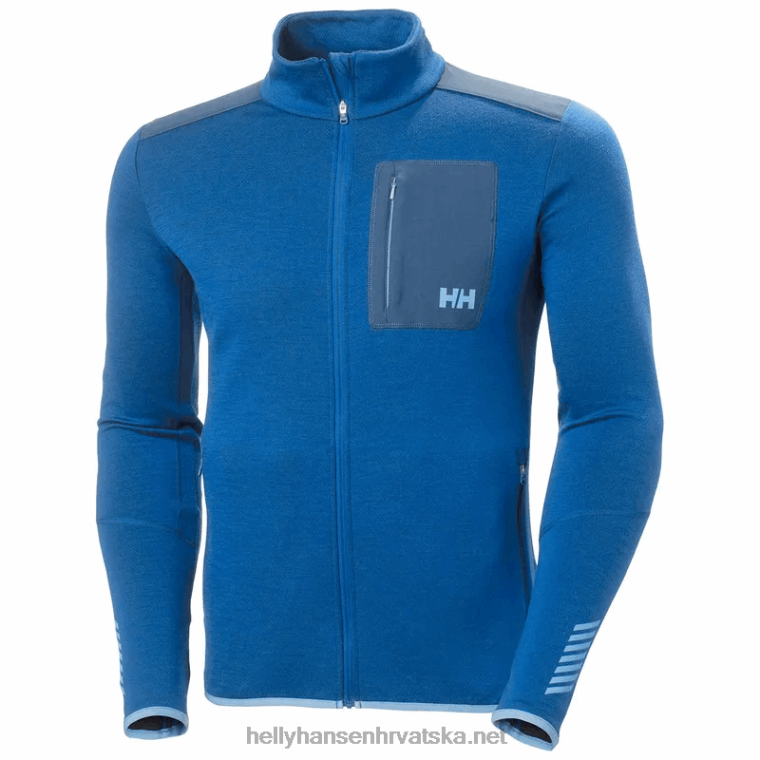 J0HV529 muška lifa merino srednje slojna jakna muškarci Helly-Hansen Svijetlo siva
