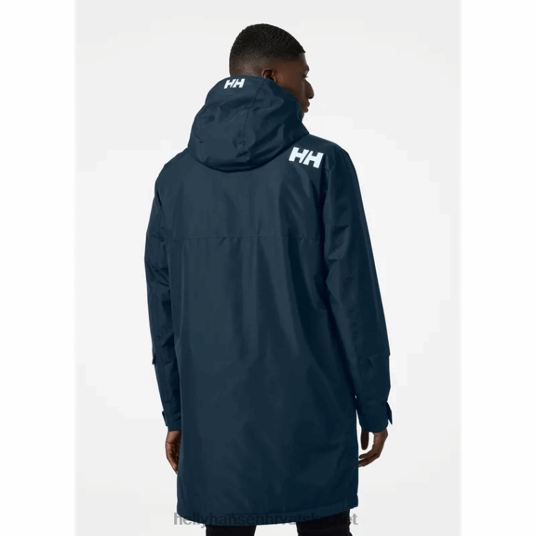 J0HV236 muški rigging izolirani kišni ogrtač muškarci Helly-Hansen mornarica