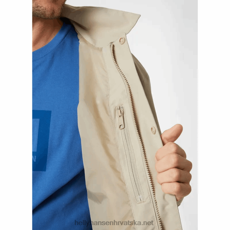 J0HV251 muška kabanica vika muškarci Helly-Hansen hh kaki