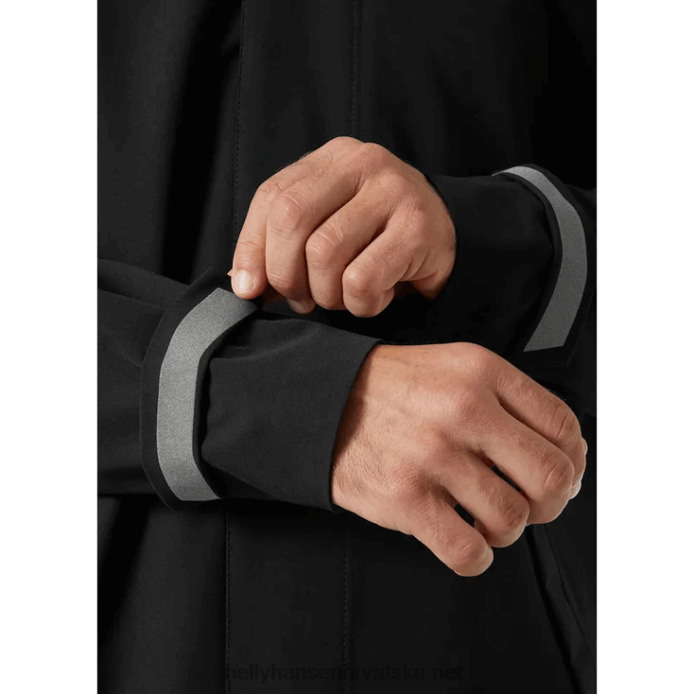 J0HV252 muška kabanica vika muškarci Helly-Hansen crno