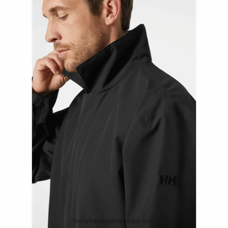 J0HV252 muška kabanica vika muškarci Helly-Hansen crno