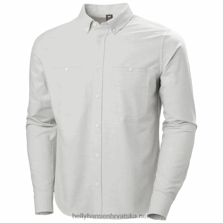 J0HV1013 muška flanelska košulja od organskog pamuka muškarci Helly-Hansen kumin melan