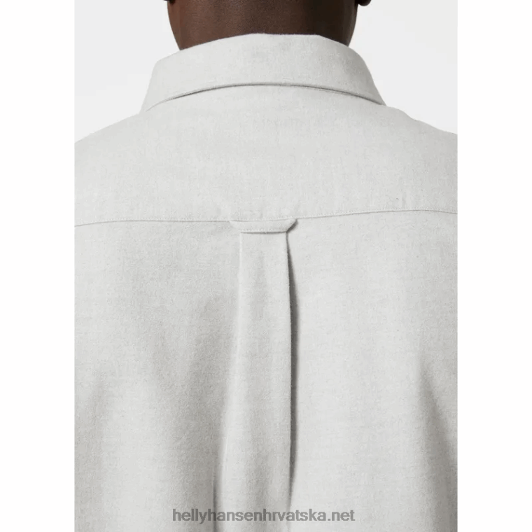 J0HV1013 muška flanelska košulja od organskog pamuka muškarci Helly-Hansen kumin melan