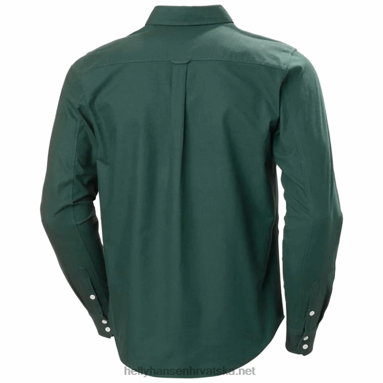 J0HV1014 muška flanelska košulja od organskog pamuka muškarci Helly-Hansen melo siva