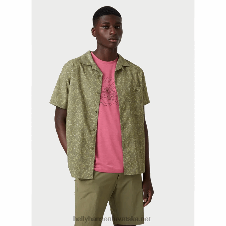 J0HV1015 muška oya reciklirana košulja muškarci Helly-Hansen najtamniji spr