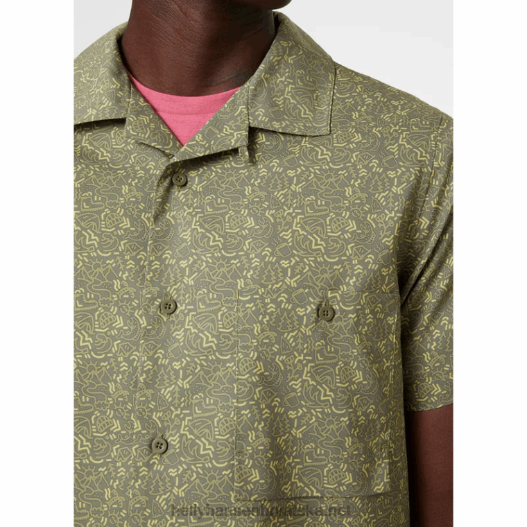 J0HV1015 muška oya reciklirana košulja muškarci Helly-Hansen najtamniji spr