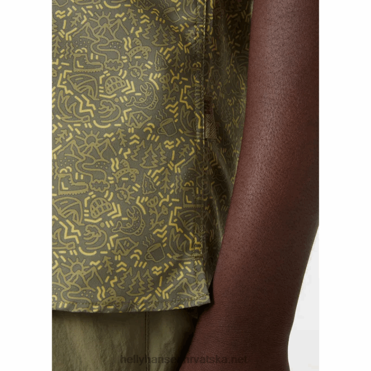 J0HV1015 muška oya reciklirana košulja muškarci Helly-Hansen najtamniji spr