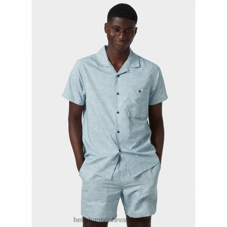 J0HV1016 muška oya reciklirana košulja muškarci Helly-Hansen lav zelena h