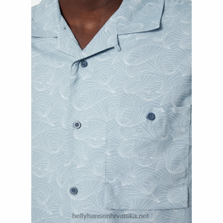 J0HV1016 muška oya reciklirana košulja muškarci Helly-Hansen lav zelena h