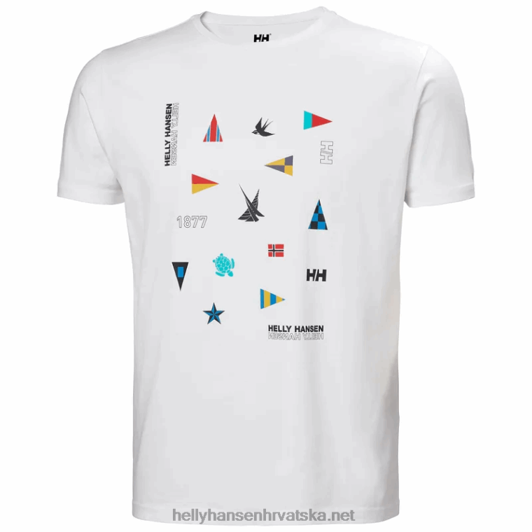 J0HV836 muška majica shoreline 2.0 muškarci Helly-Hansen bijela
